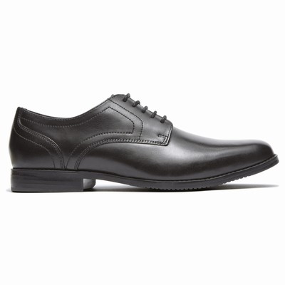 Rockport Style Purpose Plain Toe Oxfords Schuhe Herren Schwarz QGV-675238
